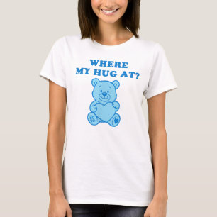 Camisa Abraço de Urso Teddy Azul – Presente Divert