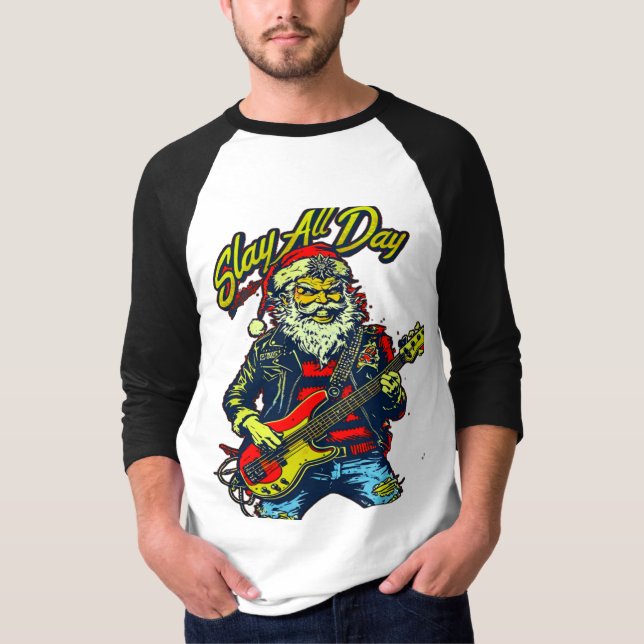 Camisa Acerte um home-run com essa clássica manga  (Frente)