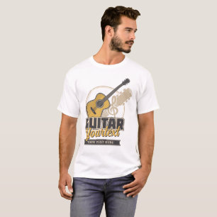 Camisa Acústica de Violão com Texto Personalizado
