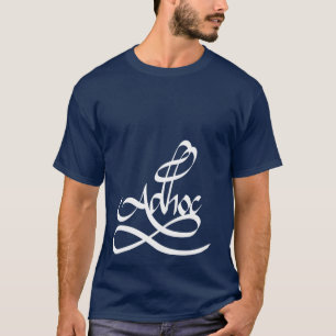 Camisa ad hoc da caligrafia T
