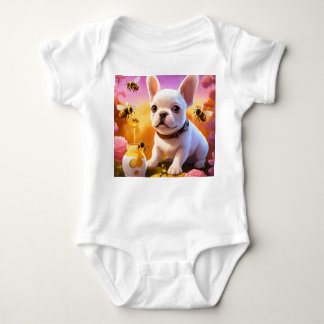 Camisa Adorável de Bebê Cachorro - Perfeita para P