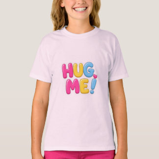 Camisa Adorável de Urso de Pelúcia Me Abraça para