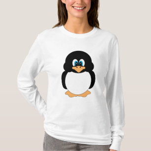 Camisa adorável do pinguim dos desenhos animados