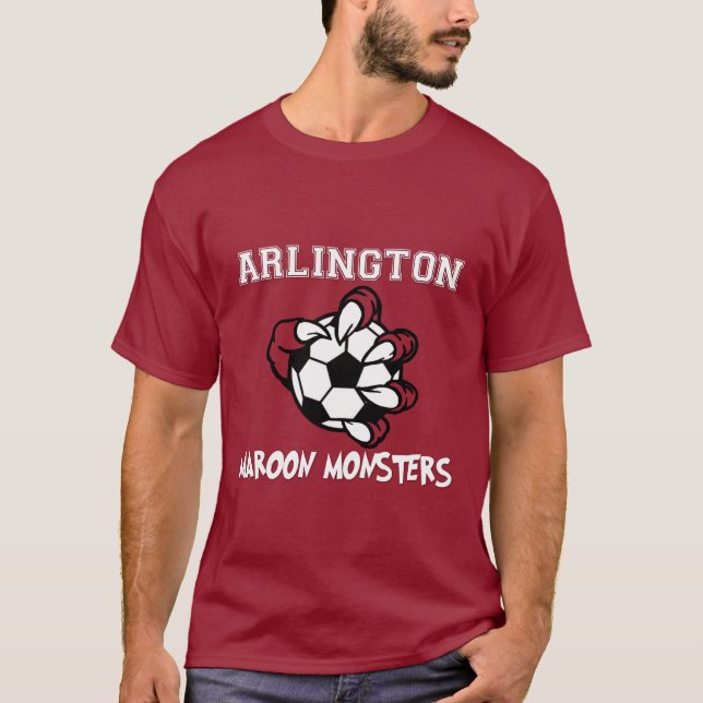 Camisa Adulta de Monstros Maroon (Frente)