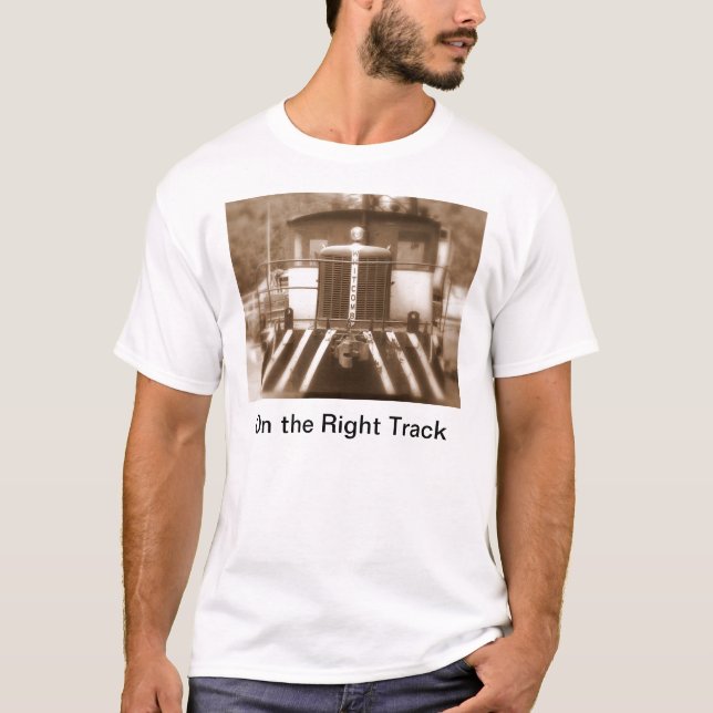 Camisa adulta do trem (Frente)