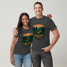 Camisa Adventure Dad – Caminhada ao ar livre vinta