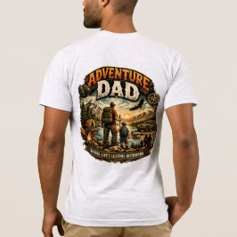 Camisa Adventure Dad – Camping ao Ar Livre Vintage