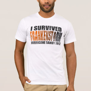 Camisa afligida de Sandy 2012 do furacão de