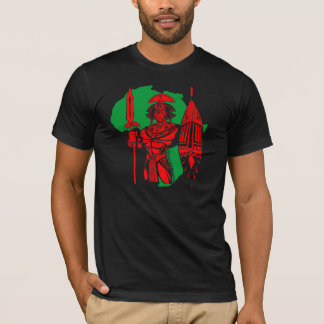 CAMISA AFRICANA DO RGB T DO GUERREIRO