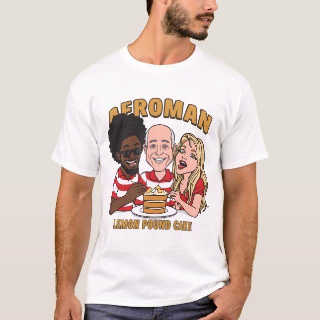 Camisa Afroman Lemon Pound Cake Humor de Comida Di (Frente)