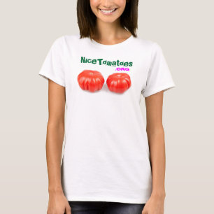 Camisa agradável dos tomates T para a consciênci