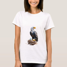 Camisa águia americana origami