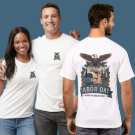 Camisa Águia do Dia do Trabalhador Americano Orgul