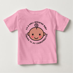 Camisa ajustada poço da quiroterapia do bebê