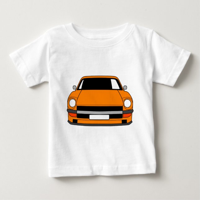 Camisa alaranjada de Nissan 240z T (Frente)