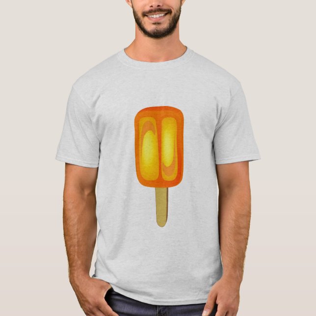 Camisa alaranjada do Popsicle (Frente)