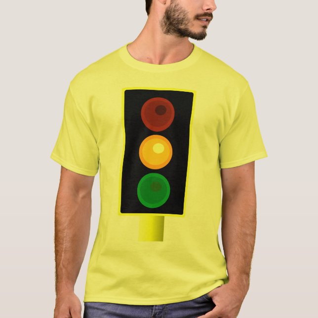 Camisa alaranjada do sinal dos homens (Frente)