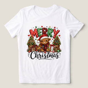 Camisa Alegre Natal Vaca Highland, F