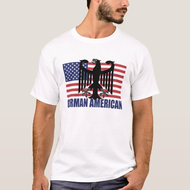 Camisa alemão do americano t (Frente)
