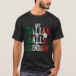 Camisa Almôndegas Chef Cozinheiros Bolas Italianas