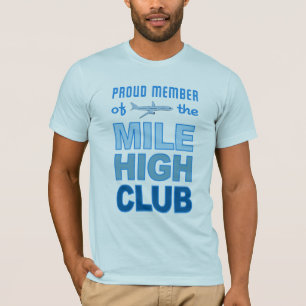 Camisa alta do clube da milha - escolha o estilo &