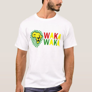 Camisa amarela de Waka Waka da juba do verde do