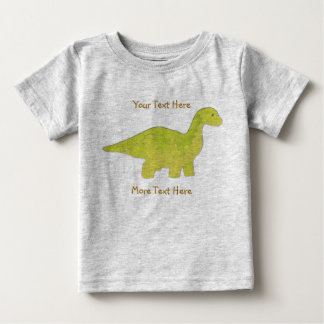 Camisa amarela do dinossauro