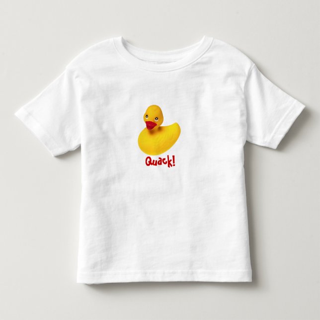 Camisa amarela do pato T (Frente)