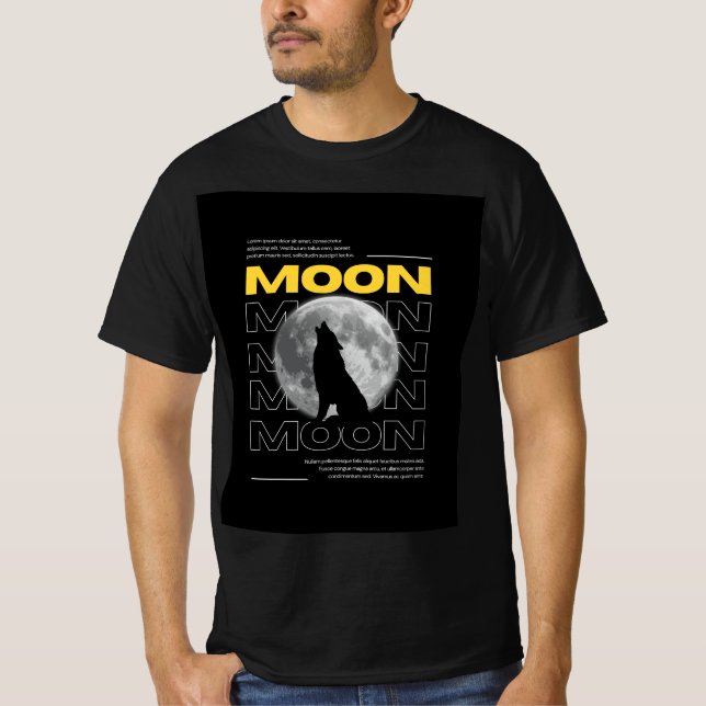 CAMISA AMARELA E BRANCA LUA ESCURA (Frente)