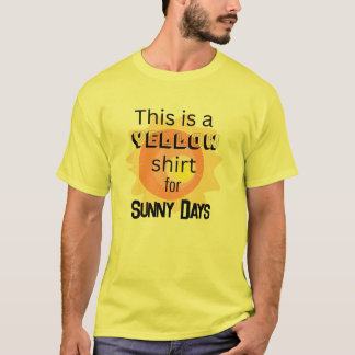 Camisa Amarela para Dias Ensolarados T-Shirt