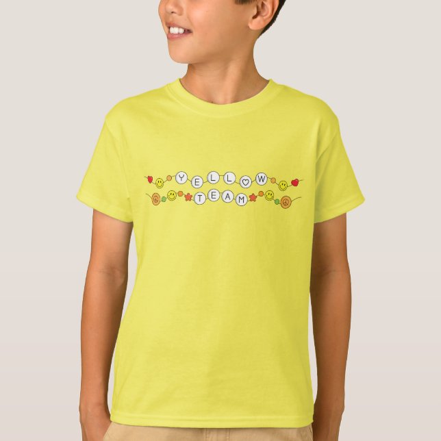 Camisa Amarelo da Guerra de Cor (Frente)