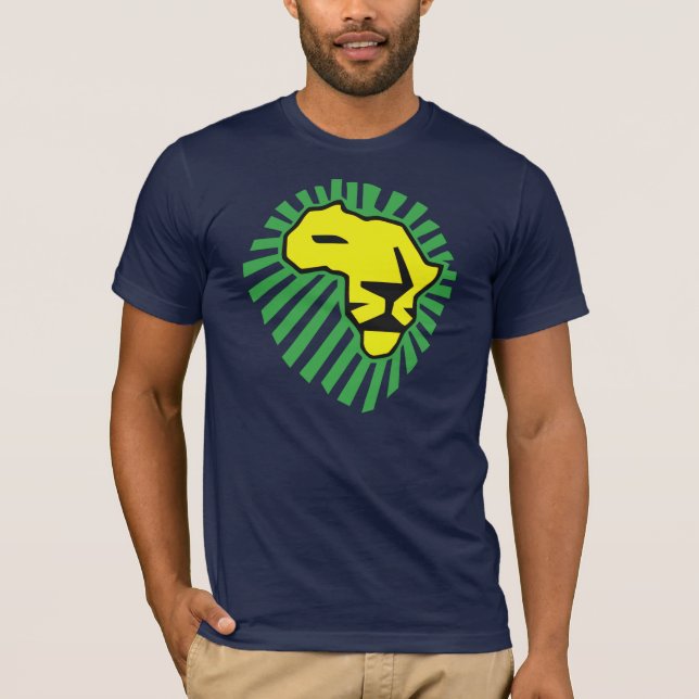Camisa Amarelo de Mão Verde Waka waka (Frente)