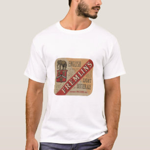 Camisa amarga leve da cerveja inglesa T de