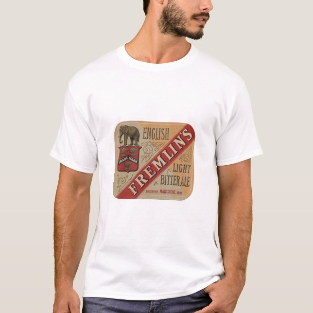 Camisa amarga leve da cerveja inglesa T de (Frente)