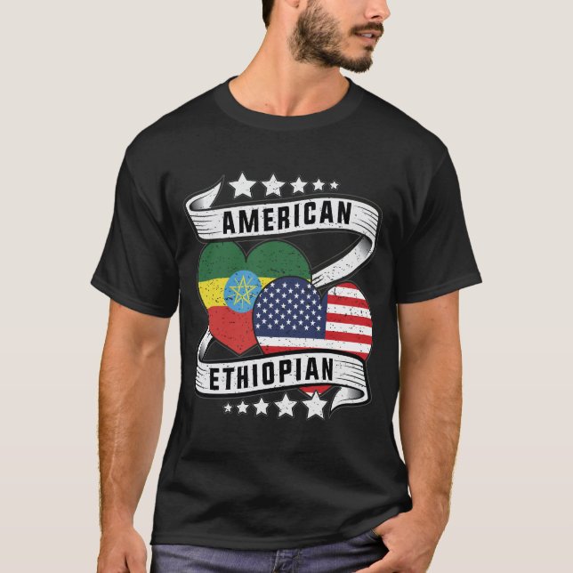Camisa americana e etíope (Frente)