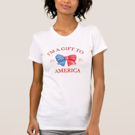 Camisa americana | Eu sou um presente para o arco