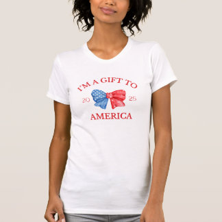 Camisa americana | Eu sou um presente para o arco