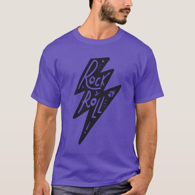 camisa amigo rock roll (Frente)
