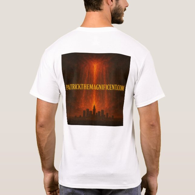 Camisa ANGELDUCK com PATRICKTHEMAGNIFICENT.COM  (Verso)