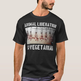 Camisa animal da libertação (preto)