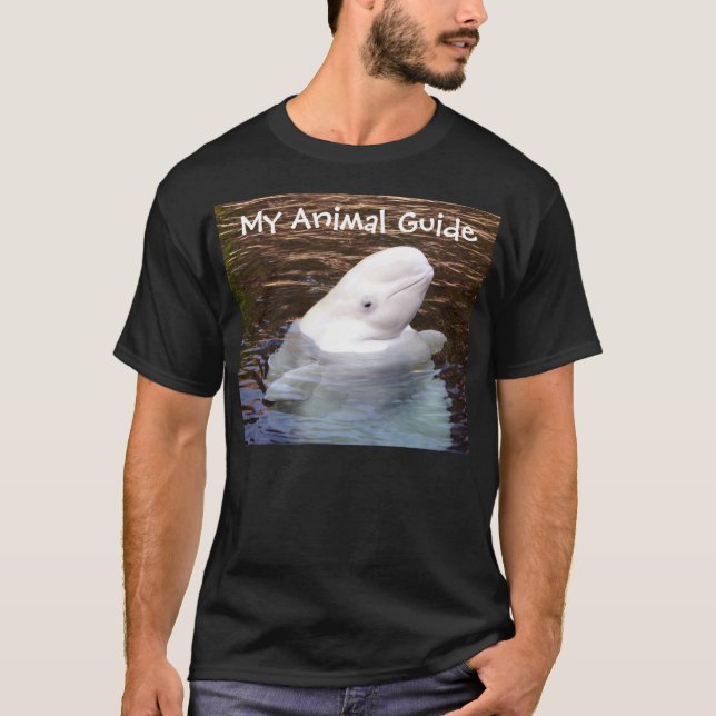 Camisa animal do guia da baleia da beluga (Frente)
