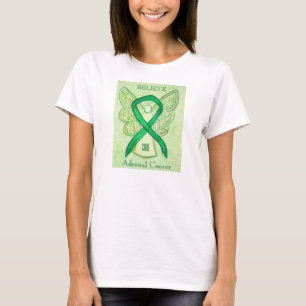 Camisa Anjo de Sensibilização Verde do Cancer Ad