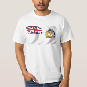 Camisa antárctica britânica da bandeira