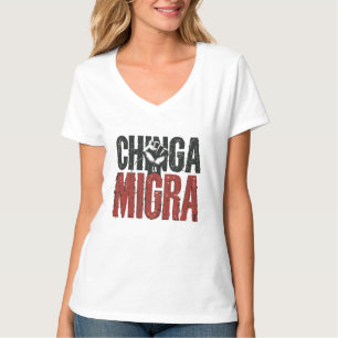 Camisa Anti-ICE Chinga La Migra - Resistência à Vi