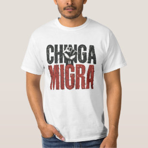 Camisa Anti-ICE Chinga La Migra - Resistência à Vi