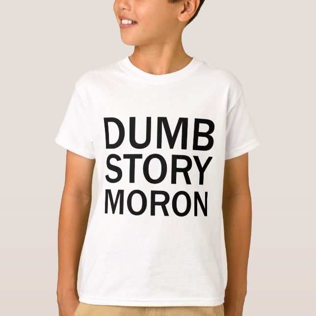 CAMISA ANTI-MEME ENGRAÇADA DE HISTÓRIA BURRA (Frente)