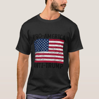 Camisa Anti-Trump Pro-América - Bandeira Americana