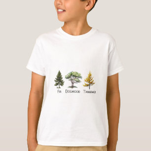 Camisa Anti Trump Subtle Tree Fir Dogwood Tamarack