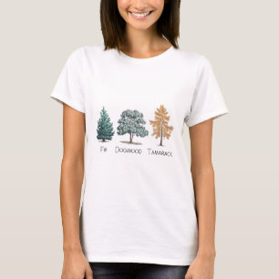 Camisa Anti Trump Subtle Tree Fir Dogwood Tamarack