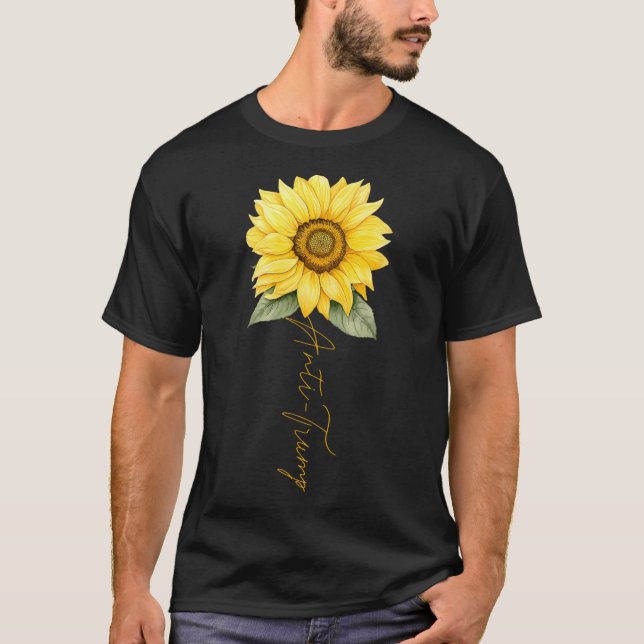 Camisa Anti Trump Sutil Flor Girassol _1  (Frente)